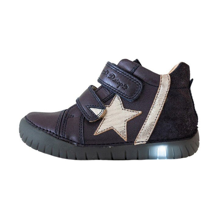 D.D.Step Pantofi fete cu scai si led marimea 31-36 Violet