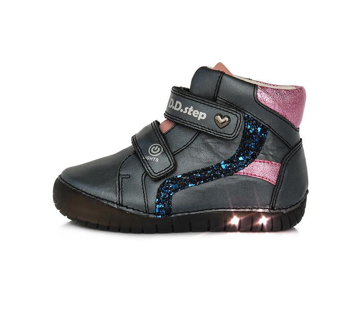 D.D.Step ghete fete cu LED Water-Repellent 25-30, Black 01 Imagine principală a produsului