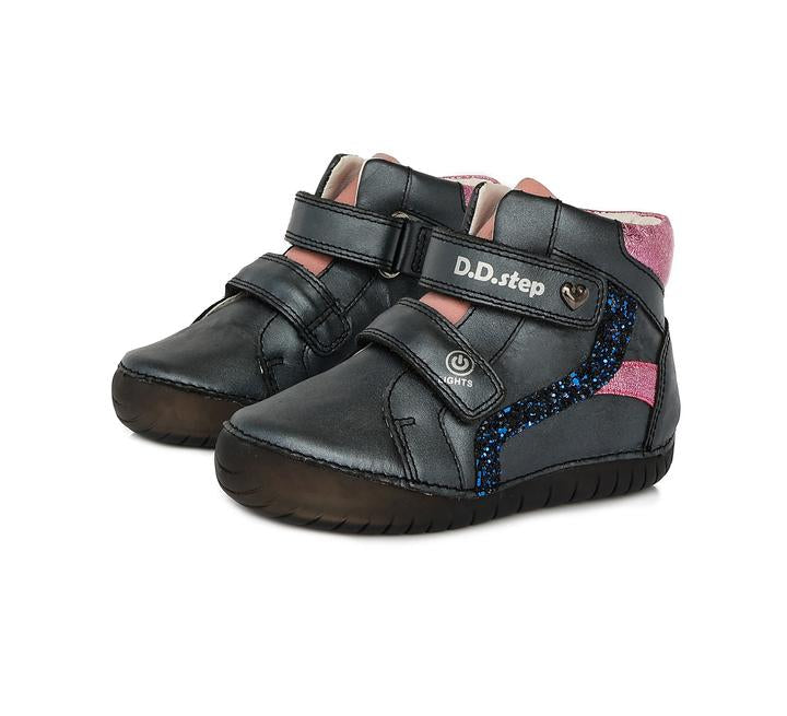 D.D.Step ghete fete cu LED Water-Repellent 25-30, Black Imagine secundară a produsului