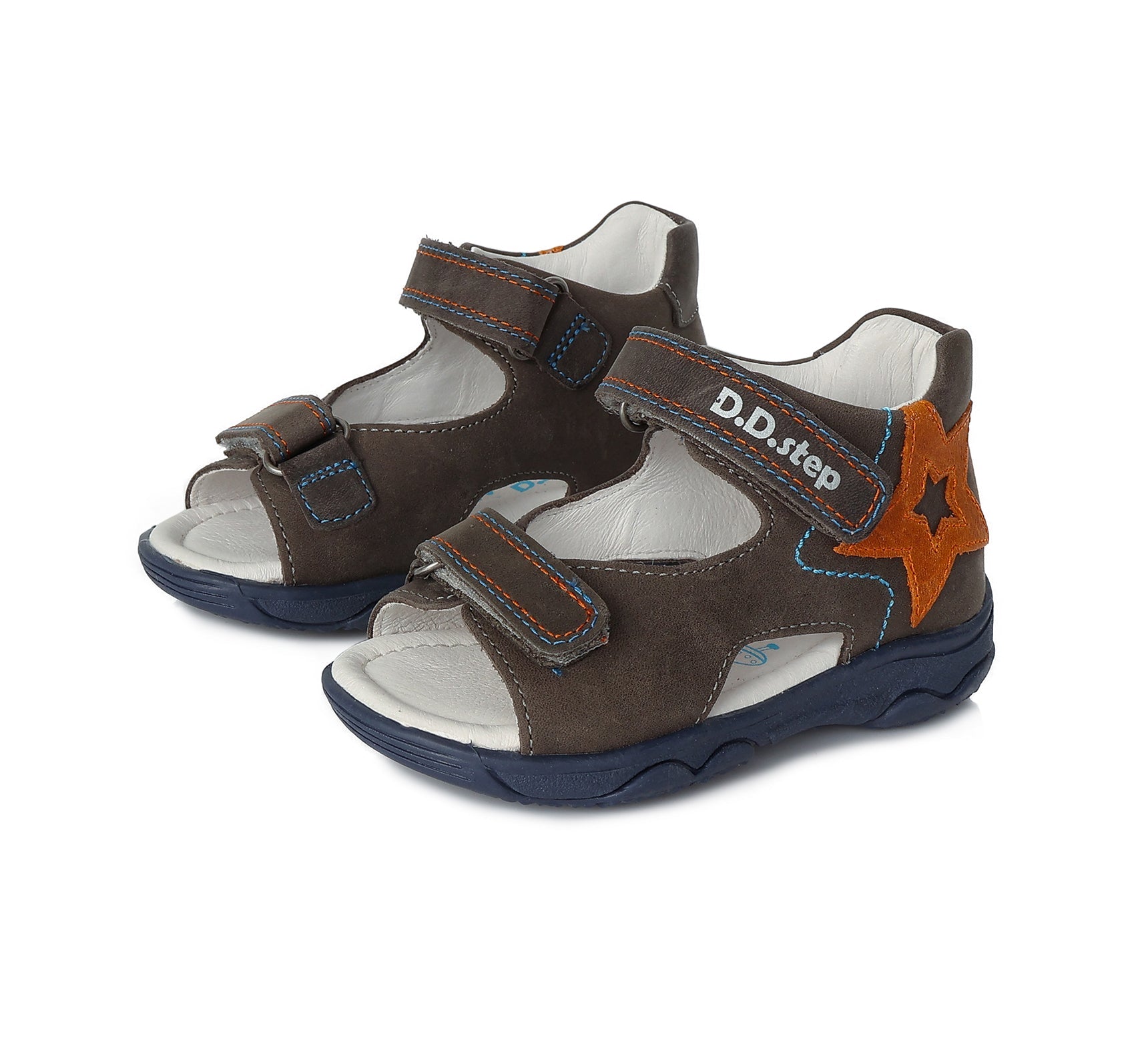 D.D.Step sandale baieti 25-30, Dark Grey Imagine secundară a produsului