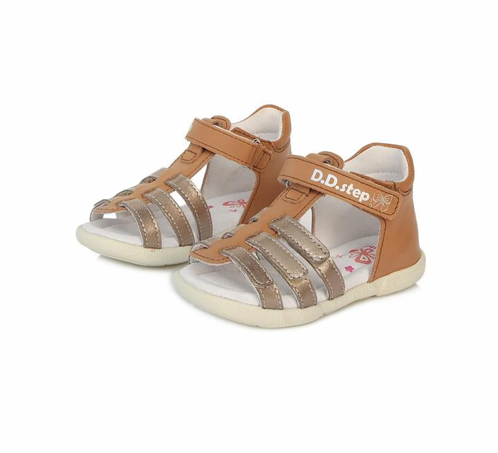 D.D.Step sandale fetite 25-30, Chocolate Imagine secundară a produsului