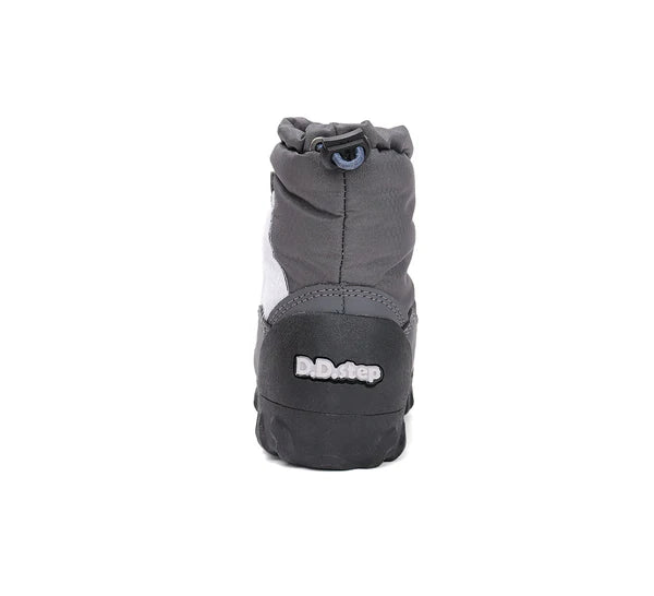 D.D.Step cizme baieti Aqua-Tex imblanite 22-27 Grey cu urs polar