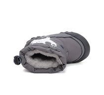 D.D.Step cizme baieti Aqua-Tex imblanite 22-27 Grey cu urs polar