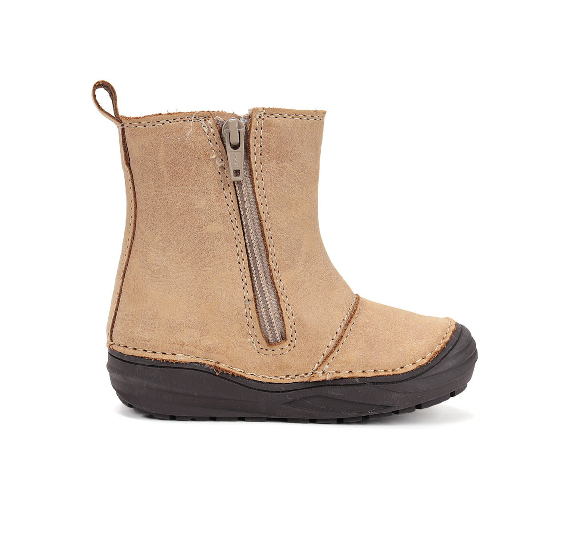 D.D.Step cizme fete captusite 26-31 Cream cu inimioare
