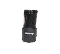 D.D.Step cizme fete Aqua-Tex imblanite 28-33 Black cu inimioara