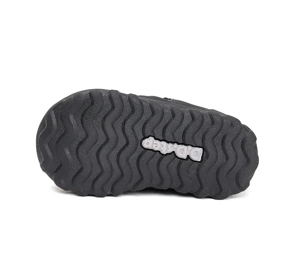 D.D.Step cizme fete Aqua-Tex imblanite 22-27 Black cu inimioara