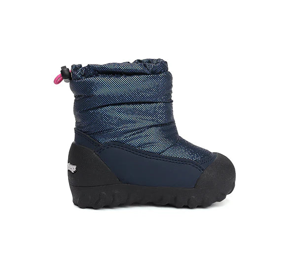 D.D.Step cizme fete Aqua-Tex imblanite 28-33 Royal Blue cu inimioara