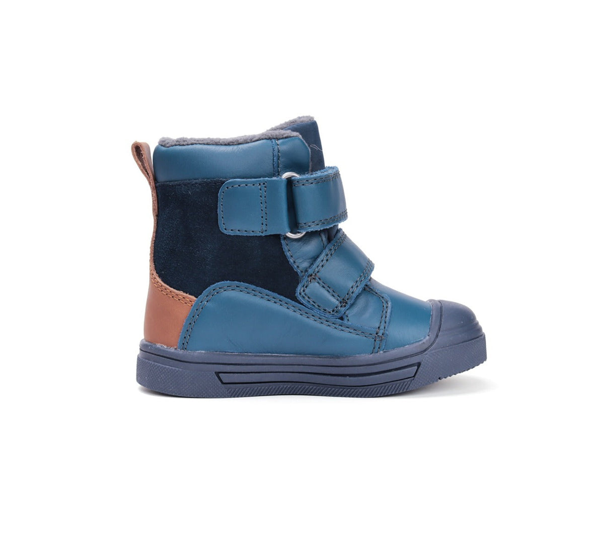 D.D.Step ghete baieti AQUA-TEX captusite Ponte20 supinati 22-27 Calypso Sky cu foca