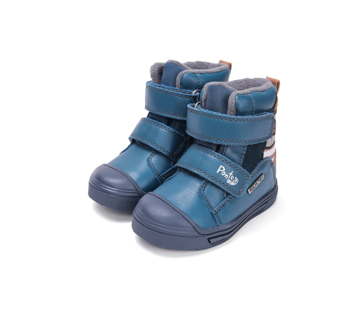 D.D.Step ghete baieti AQUA-TEX captusite Ponte20 supinati 22-27 Calypso Sky cu foca Imagine principală a produsului