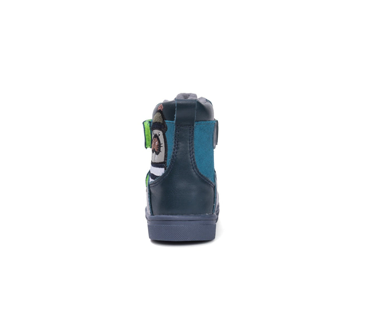 D.D.Step ghete baieti AQUA-TEX captusite Ponte20 supinati 22-27 Royal Blue cu foca
