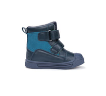 D.D.Step ghete baieti AQUA-TEX captusite Ponte20 supinati 22-27 Royal Blue cu foca