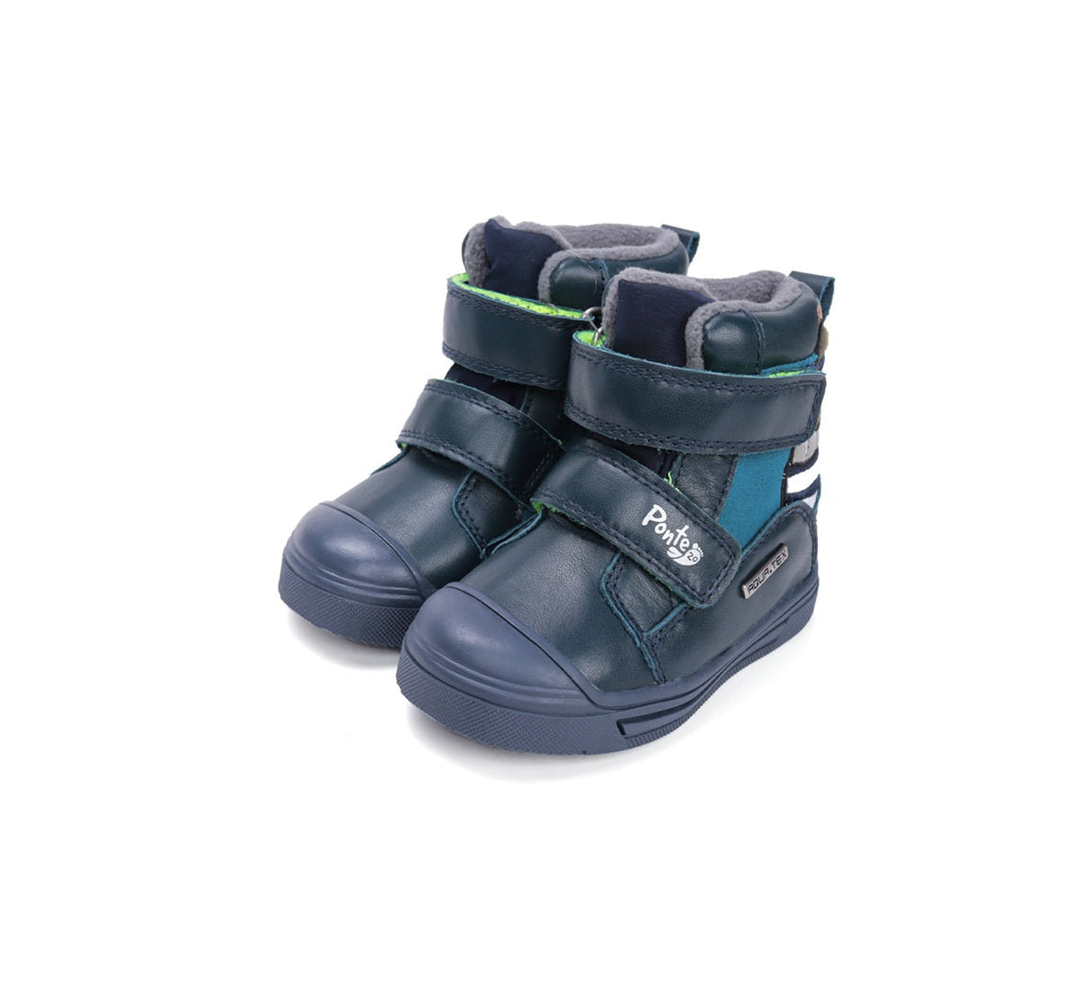 D.D.Step ghete baieti AQUA-TEX captusite Ponte20 supinati 22-27 Royal Blue cu foca Imagine principală a produsului