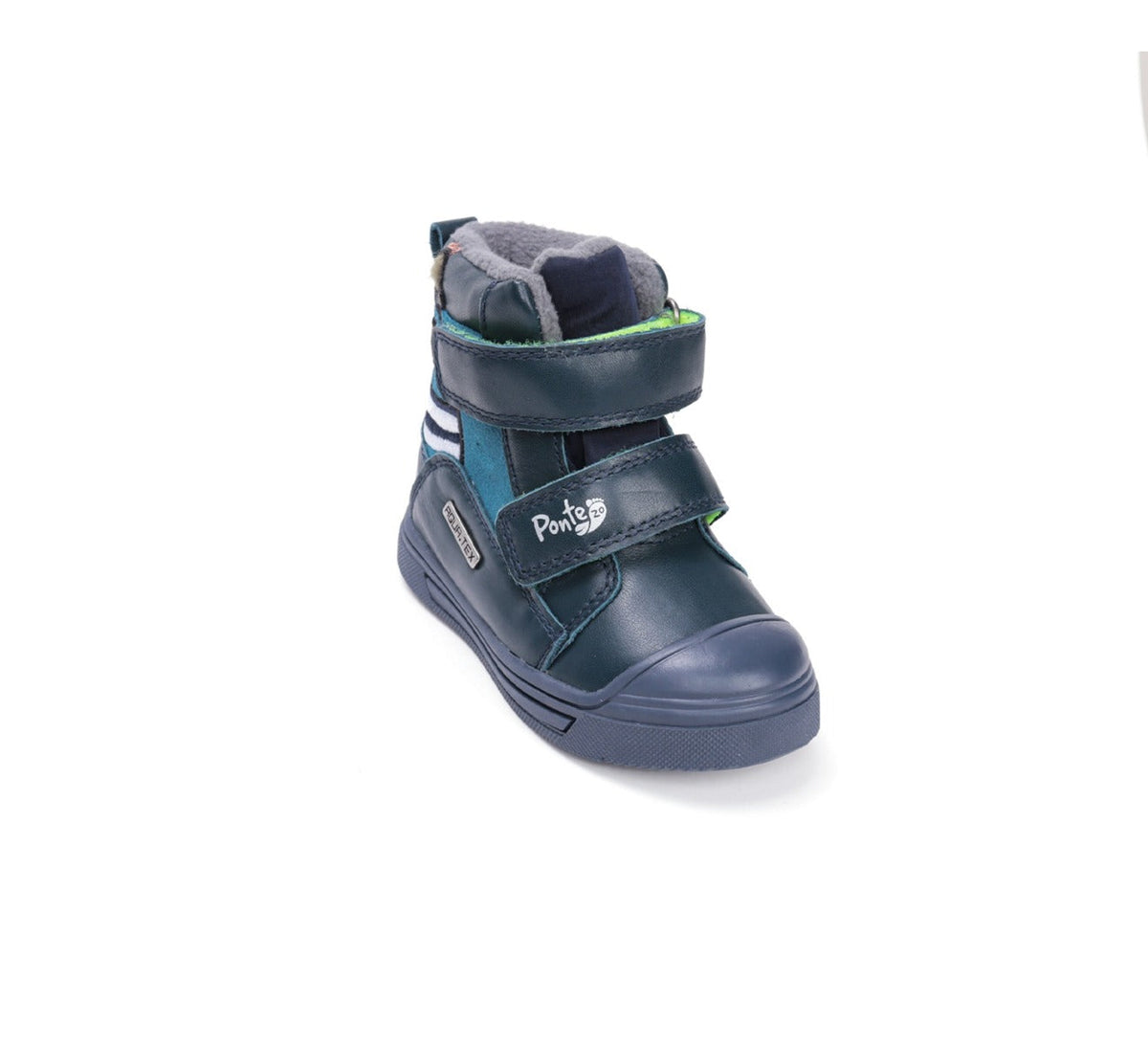 D.D.Step ghete baieti AQUA-TEX captusite Ponte20 supinati 22-27 Royal Blue cu foca