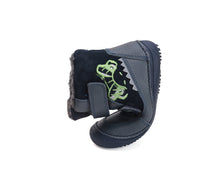 D.D.Step ghete baieti Barefoot captusite 25-30 Royal Blue cu crocodil
