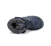 D.D.Step ghete baieti Barefoot captusite cu talpa fluorescenta 25-30 Royal Blue cu unelte