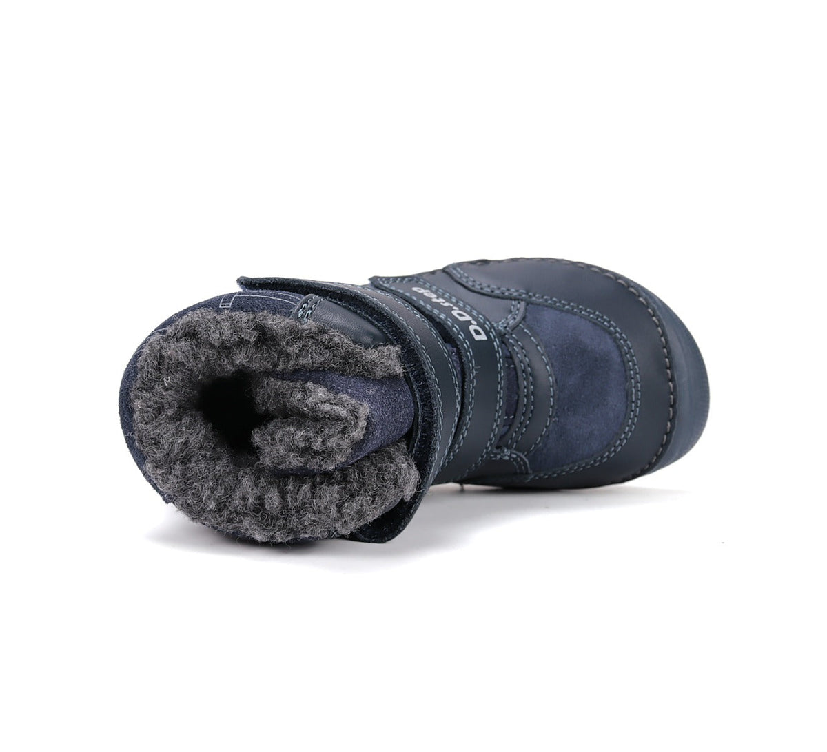 D.D.Step ghete baieti Barefoot captusite cu talpa fluorescenta 25-30 Royal Blue cu unelte