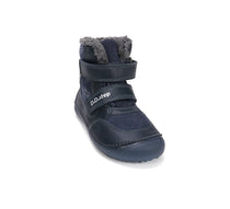 D.D.Step ghete baieti Barefoot captusite cu talpa fluorescenta 25-30 Royal Blue cu unelte