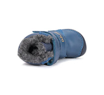 D.D.Step ghete baieti Barefoot imblanite 26-31 Bermuda Blue