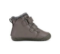 D.D.Step ghete baieti Barefoot imblanite 20-25 Khaki cu raton