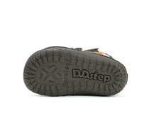 D.D.Step ghete baieti Barefoot imblanite 20-25 Khaki cu raton