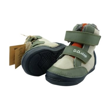 D.D.Step ghete baieti imblanite 25-30 Khaki Imagine principală a produsului