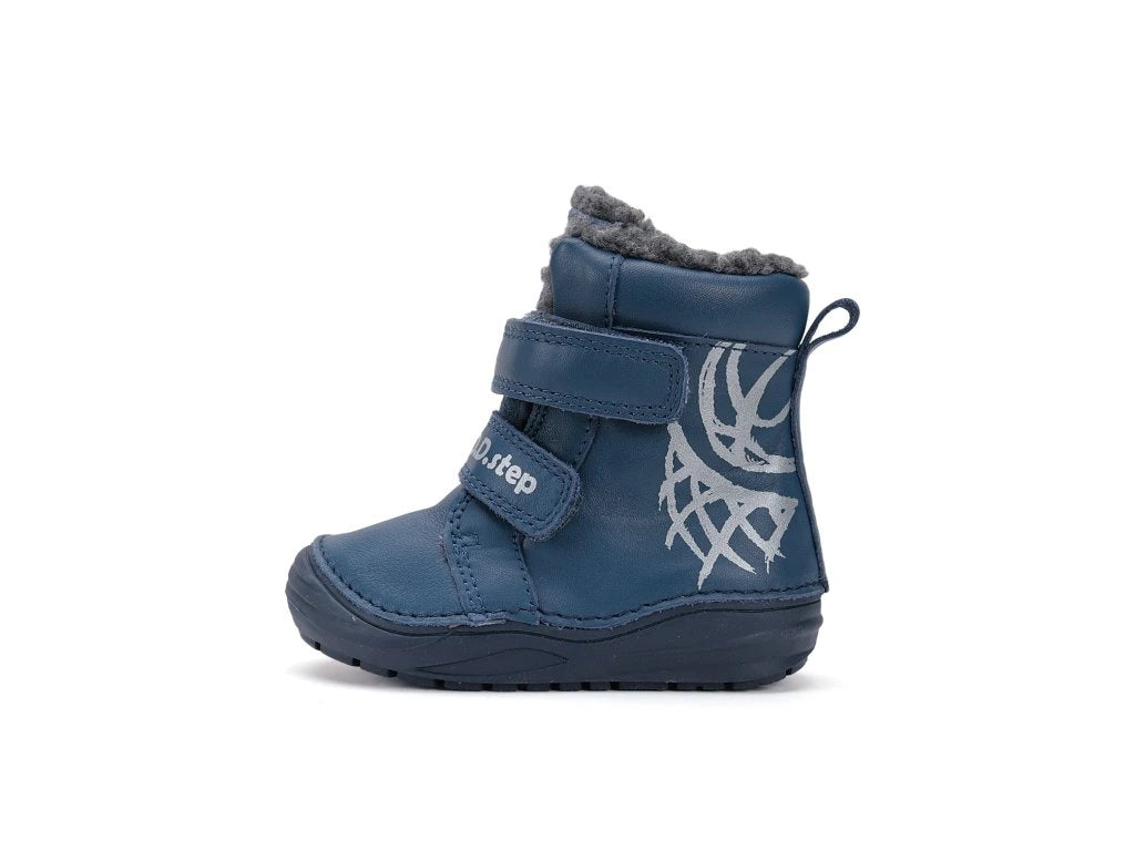 D.D.Step ghete baieti imblanite 20-25 Bermuda Blue Baschet Imagine secundară a produsului