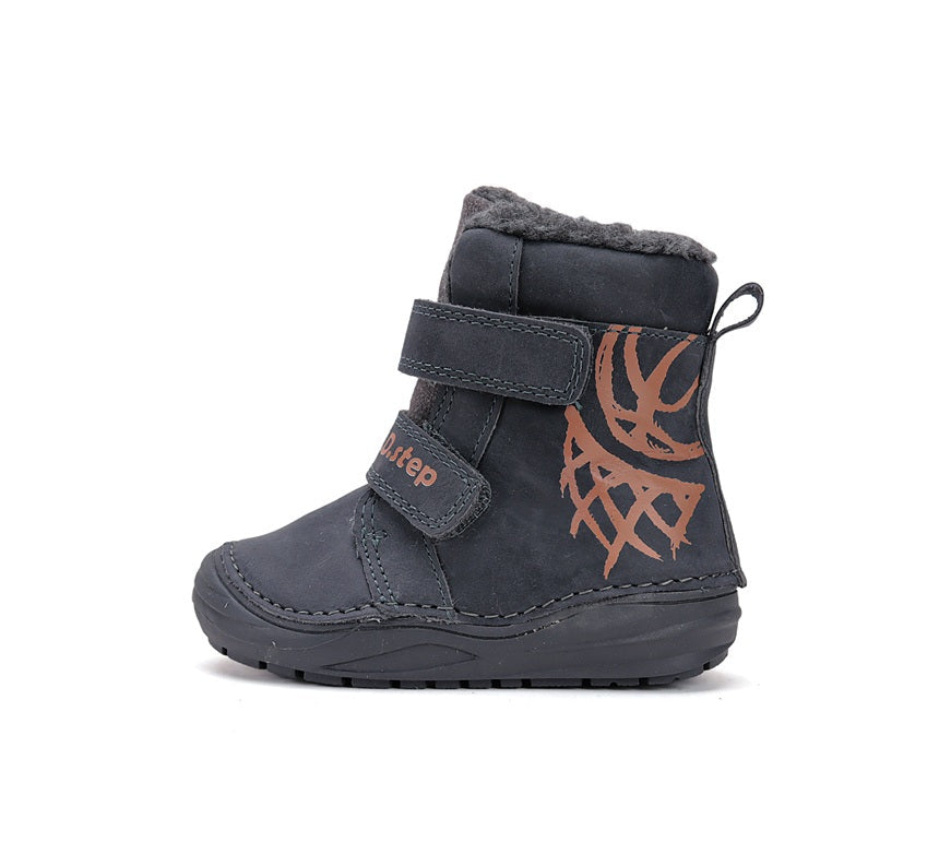 D.D.Step ghete baieti imblanite 20-25 Dark Grey Baschet