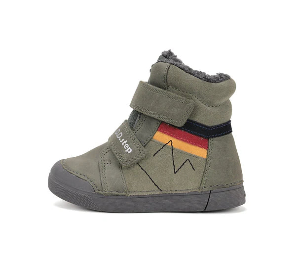D.D.Step ghete baieti imblanite 25-30 Khaki Imagine secundară a produsului