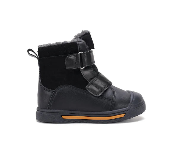 D.D.Step ghete baieti imblanite Ponte20 supinati 22-27 Black cu urs