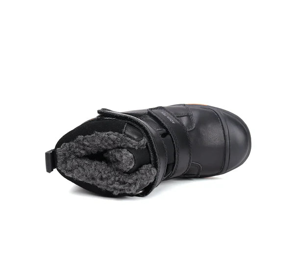 D.D.Step ghete baieti imblanite Ponte20 supinati 22-27 Black cu urs