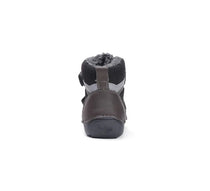 D.D.Step ghete baieti imblanite Ponte20 supinati 30-35 Dark Grey cu dungi