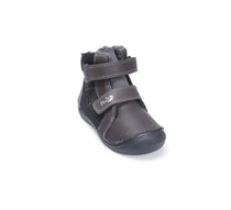 D.D.Step ghete baieti imblanite Ponte20 supinati 30-35 Dark Grey cu dungi