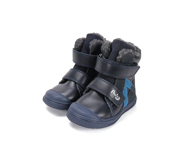 D.D.Step ghete baieti imblanite Ponte20 supinati 28-33 Royal Blue