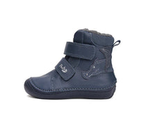 D.D.Step ghete baieti imblanite Ponte20 supinati 24-29 Royal Blue cu dragon