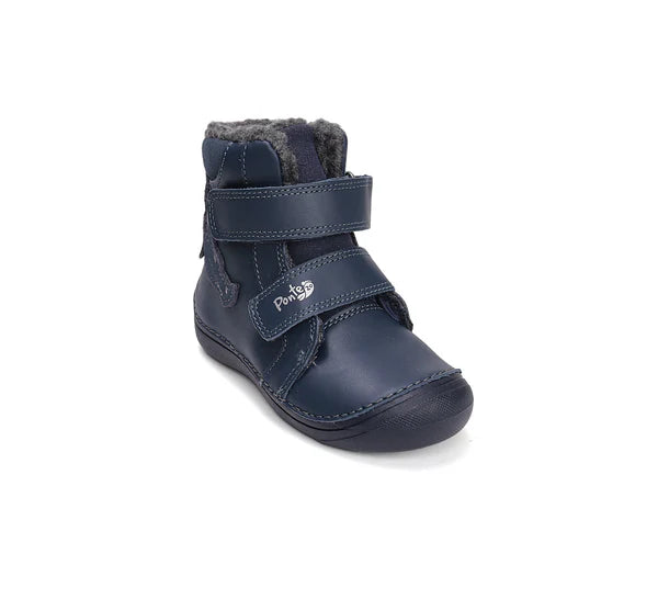 D.D.Step ghete baieti imblanite Ponte20 supinati 30-35 Royal Blue cu dragon