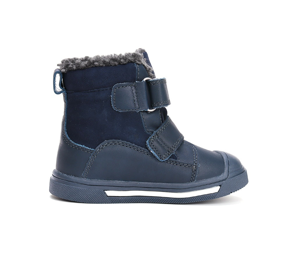 D.D.Step ghete baieti imblanite Ponte20 supinati 22-27 Royal Blue cu urs