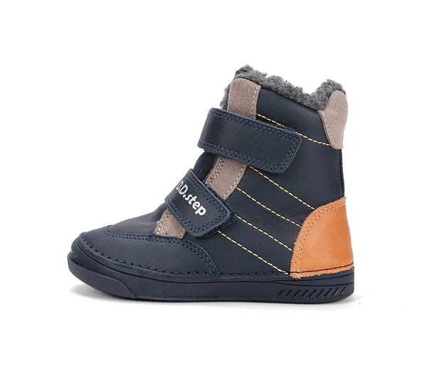 D.D.Step ghete baieti imblanite 25-30 Royal Blue Imagine secundară a produsului