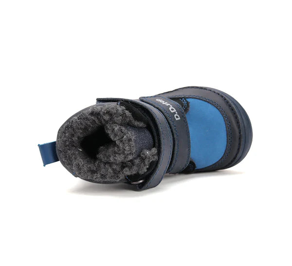 D.D.Step ghete baieti imblanite 20-25 Royal Blue cu D