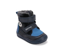 D.D.Step ghete baieti imblanite 20-25 Royal Blue cu D