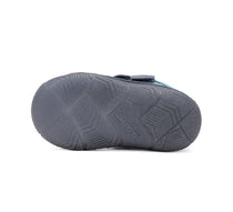 D.D.Step ghete baieti imblanite cu talpa fluorescenta 26-31 Royal Blue  cu crocodil si pesti