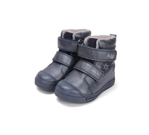 D.D.Step ghete fete AQUA-TEX captusite Ponte20 supinati 22-27 Royal Blue cu fulgi