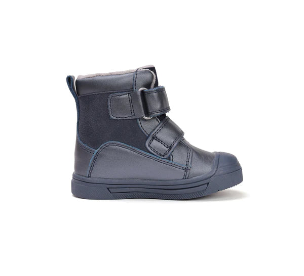 D.D.Step ghete fete AQUA-TEX captusite Ponte20 supinati 22-27 Royal Blue cu fulgi