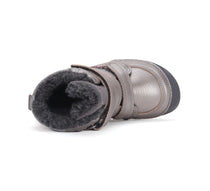D.D.Step ghete fete Barefoot captusite 26-31 Dark Grey cu paiete