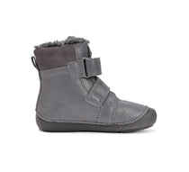 D.D.Step ghete fete Barefoot captusite cu talpa fluorescenta 25-30 Dark Grey cu sirena