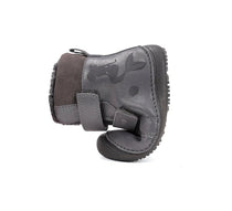 D.D.Step ghete fete Barefoot captusite cu talpa fluorescenta 25-30 Dark Grey cu sirena