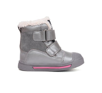 D.D.Step ghete fete imblanite Ponte20 supinati AQUA-TEX 22-27 Dark Grey cu unicorn