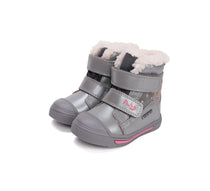 D.D.Step ghete fete imblanite Ponte20 supinati AQUA-TEX 28-33 Dark Grey cu unicorn