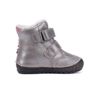 D.D.Step ghete fete imblanite cu talpa fluorescenta 19-24 Bronze cu girafa