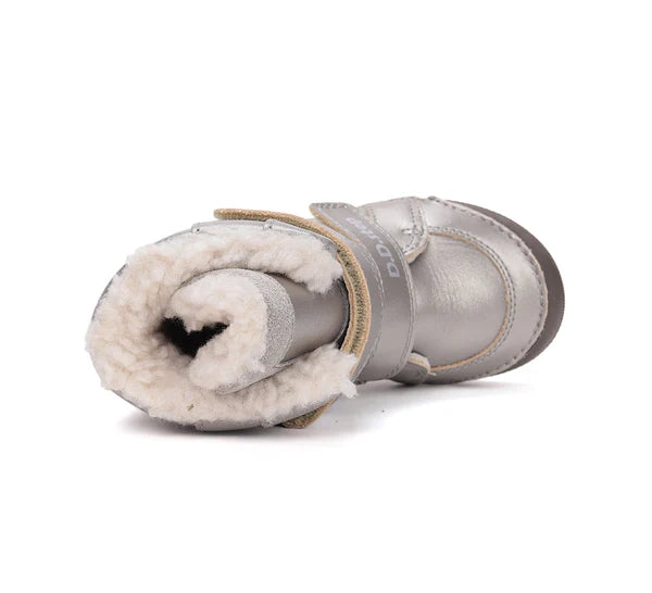 D.D.Step ghete fete imblanite 25-30 Champagne cu inima in floare