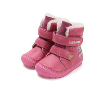 D.D.Step ghete fete imblanite 20-25 Dark Pink cu pasare in colivie